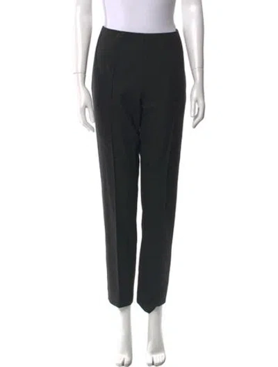 Pre-owned Akris Wool Skinny Leg Pants In Gray