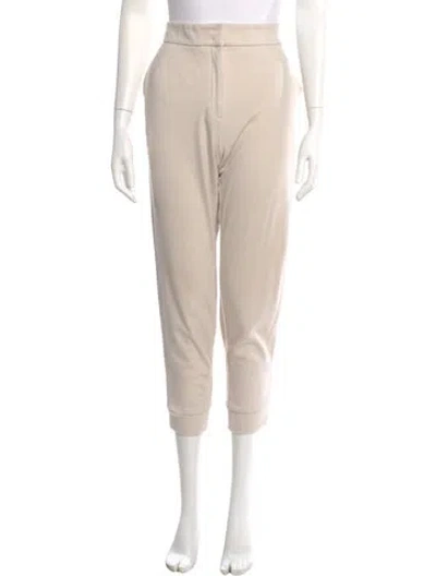 Pre-owned Akris Wool Skinny Leg Pants In Neutral