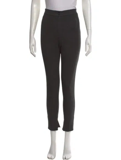 Pre-owned Akris Wool Skinny Leg Pants W/ Tags In Gray