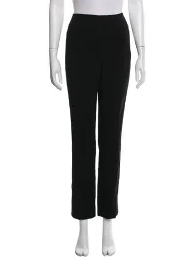 Pre-owned Akris Wool Straight Leg Pants In Blue