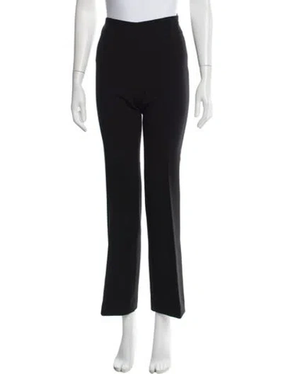 Pre-owned Akris Wool Straight Leg Pants In Blue