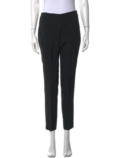 Pre-owned Akris Wool Straight Leg Pants In Grey
