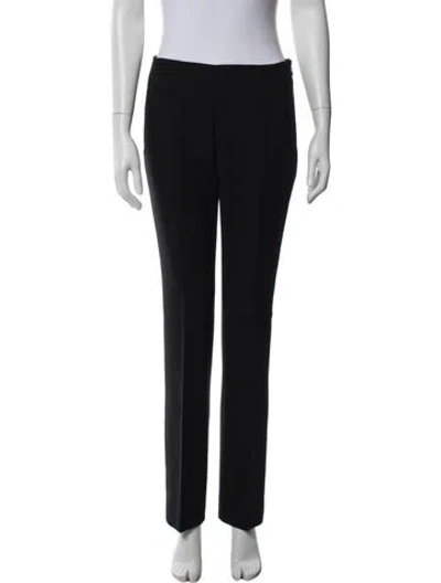 Pre-owned Akris Wool Straight Leg Pants In Multi
