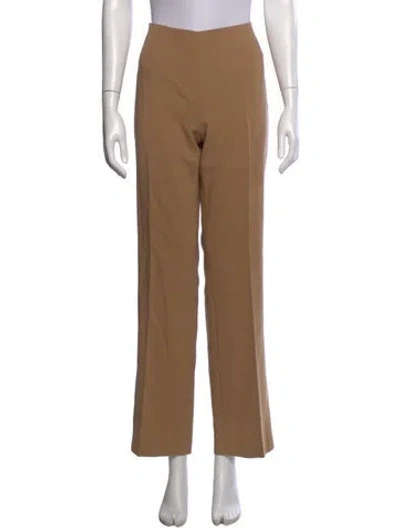 Pre-owned Akris Wool Straight Leg Pants In Neutrals