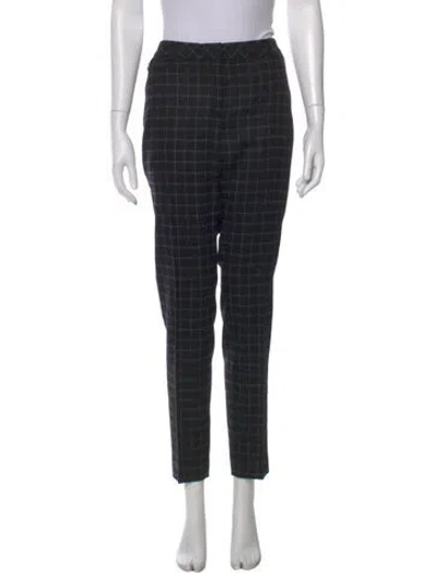 Pre-owned Akris Wool Straight Leg Pants W/ Tags In Black
