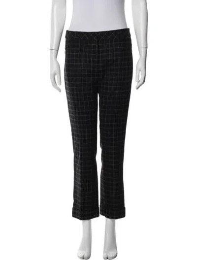 Pre-owned Akris Wool Straight Leg Pants W/ Tags In Neutral