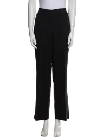 Pre-owned Akris Wool Wide Leg Pants In Blue