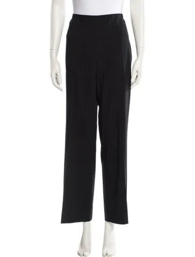 Pre-owned Akris Wool Wide Leg Pants In Gray
