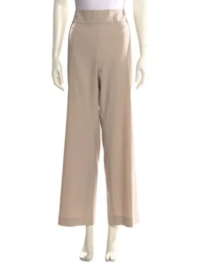 Pre-owned Akris Wool Wide Leg Pants In Neutral