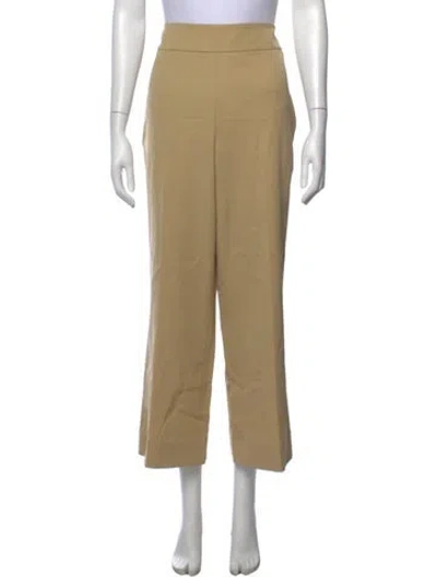 Pre-owned Akris Wool Wide Leg Pants In Neutrals