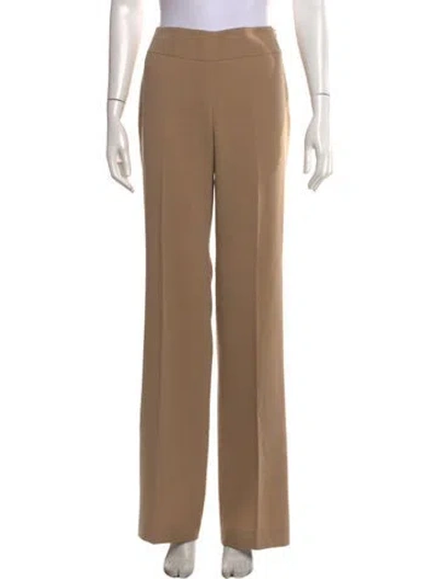 Pre-owned Akris Wool Wide Leg Pants In Neutrals