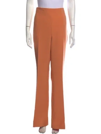 Pre-owned Akris Wool Wide Leg Pants In Pink