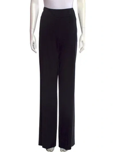 Pre-owned Akris Wool Wide Leg Pants W/ Tags In Black