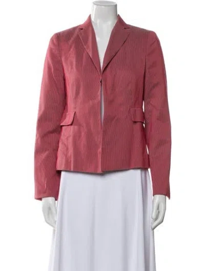 Pre-owned Akris X Bergdorf Goodman Blazer In Red
