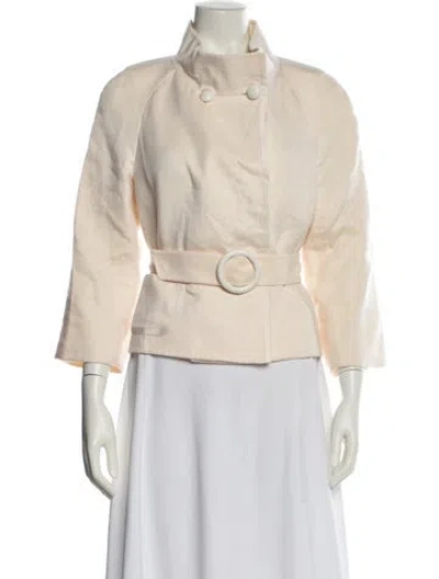 Pre-owned Akris X Bergdorf Goodman Cashmere Jacket In Neutral