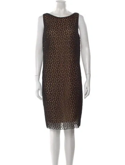 Pre-owned Akris X Bergdorf Goodman Nylon Knee-length Dress W/ Tags
