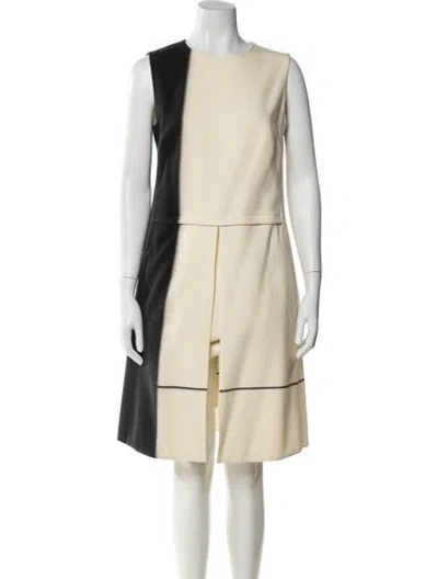 Pre-owned Akris X Bergdorf Goodman Wool Knee-length Dress