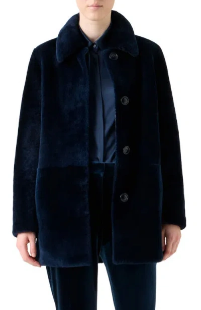 AKRIS AKRIS YARON GENUINE MERINO SHEARLING JACKET
