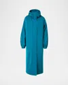 Akris Zachary Water-resistant Techno Gabardine Long Coat