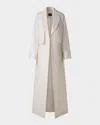 Akris Zendaya Silk Organza Coat With Detachable Bolero In Sand