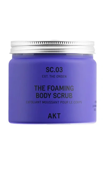 Akt London The Foaming Body Scrub Sc.03 The Onsen In Transparent