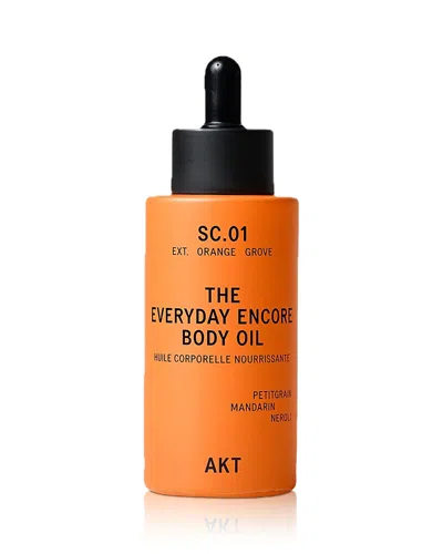 Akt The Everyday Encore Body Oil Sc.01 Ext. Orange Grove 3.4 Oz. In Transparent