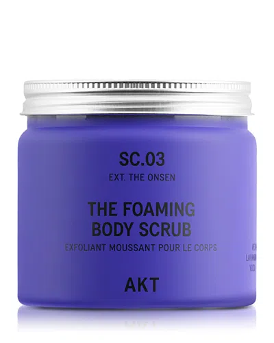 Akt The Foaming Body Scrub Sc.03 Ext. The Onsen 8.45 Oz. In Transparent