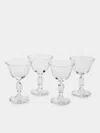 Akua Objects Alban Crystal Red Wine Glasses (set Of 4) In Transparent
