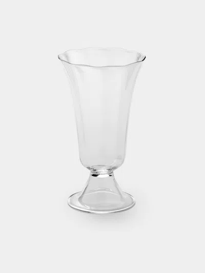 Akua Objects Alban Crystal Tulip Vase (6in/16cm) In Transparent