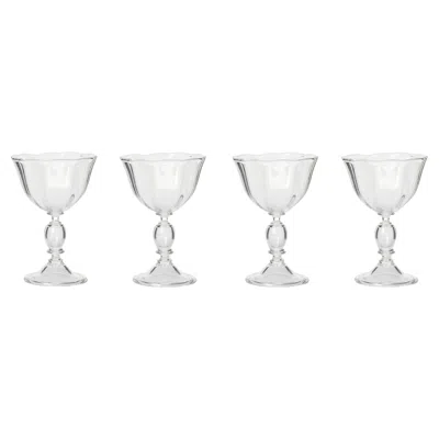 Pre-owned Akua Objects Alban Wine Glass - Set Of Four In Gray