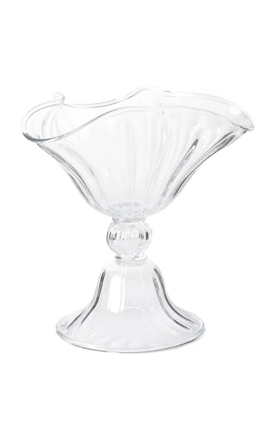 Akua Objects Blixen Large Murano Glass Vase In Neutral
