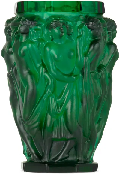 Akua Objects Green Michael Vase In Emerald