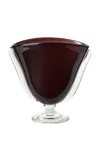 Akua Objects Karl  Venetian Glass Vase In Brown