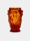 Akua Objects Michael Hand-blown Crystal Vase (6in/15cm) In Red
