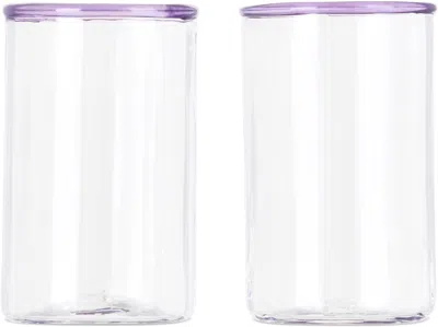 Akua Objects Purple Small Peter Glass Set