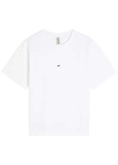 Akyn Adria Embroidered Cotton T-shirt In White