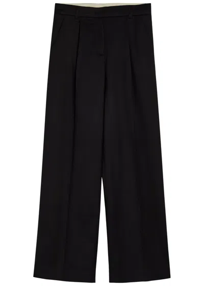 Akyn Perla Straight-leg Trousers In Black