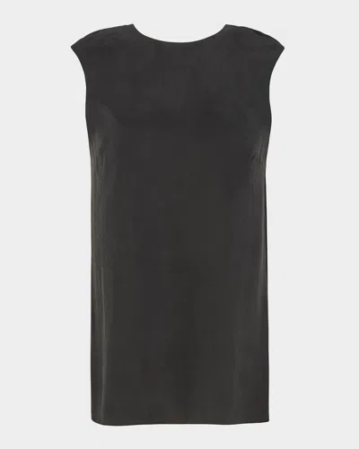 Akyn Studio Fern Twist-strap Top In Black