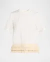 Akyn Studio Xena Italian Fleece T-shirt In White