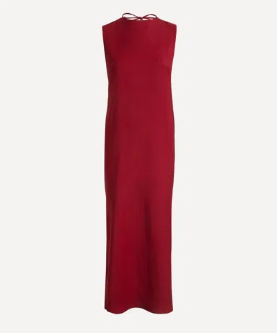 Akyn Women's Kayla Red Cowl-back Dress