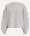 Akyn Women's Yuki Grey Marl Jumper In Gray