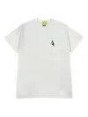 Al Ain Academy-print Cotton T-shirt In White