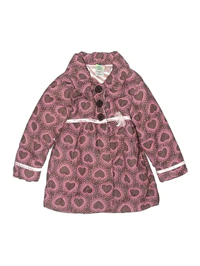Pre-owned Al & Ray Kids' Trenchcoat In Pink