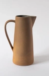 Al Centro Ceramica Tall Jug In Terracotta