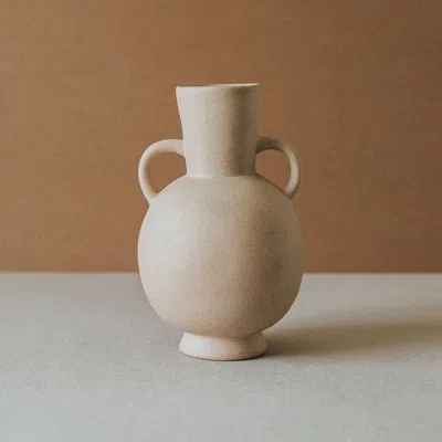 Al Centro Ceramica Tirreno Vase In White