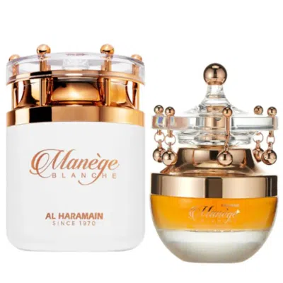 Al Haramain 2pcs Combo  Manege Blanche Eau De Parfum  Women's Perfume 2.5 oz In Multi