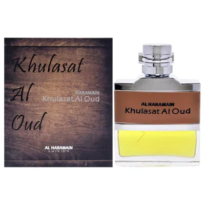 Al Haramain 3.3 oz Khulasat Al Oud Edp Spray For Men In Multi