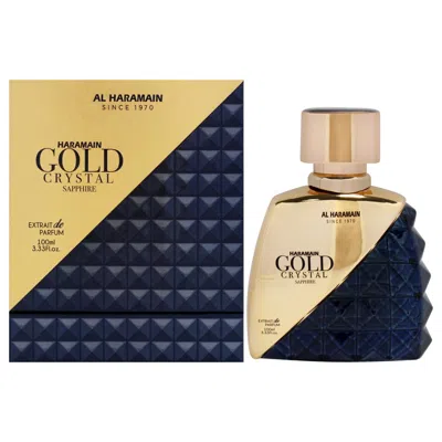 Al Haramain 3.33 oz Gold Crystal Sapphire Edp Spray For Unisex In Multi