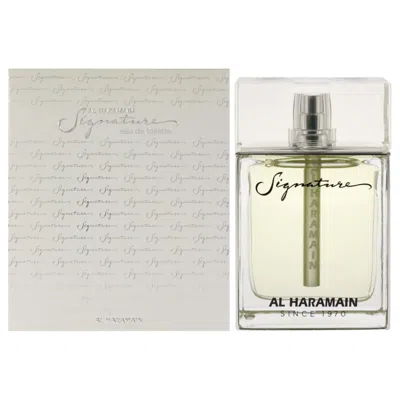 Al Haramain 3.33 oz Signature Edt Spray For Men In Multi