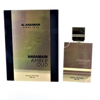 Al Haramain 4.0 oz Amber Oud Gold Edition Eau De Parfum Spray For Men In White